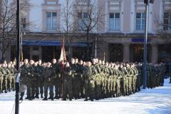 Mönstring på Vasa torg 24.2.2018